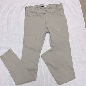 Hollister Khaki Skinny Jeans